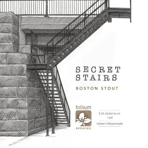 Trillium Brewing Company Secret Stairs