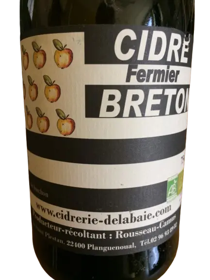 Cidrerie de la Baie (Rousseau-Camus) Cidre Fermier Breton (Extra Brut)