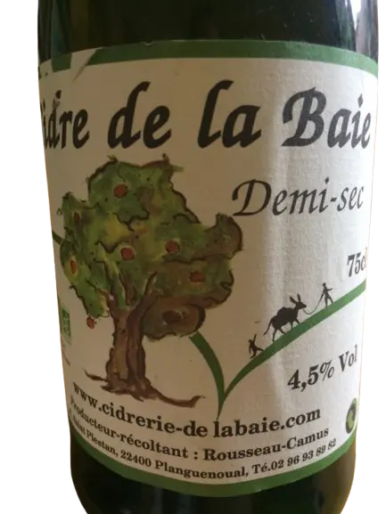 Cidrerie de la Baie (Rousseau-Camus) Cidre Demi-Sec