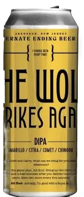 Alternate Ending Beer Company The Wolf Strikes Again