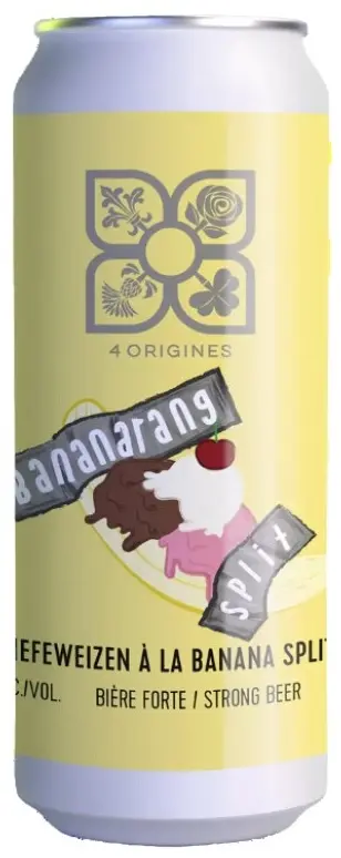 Microbrasserie 4 Origines Bananarang Split