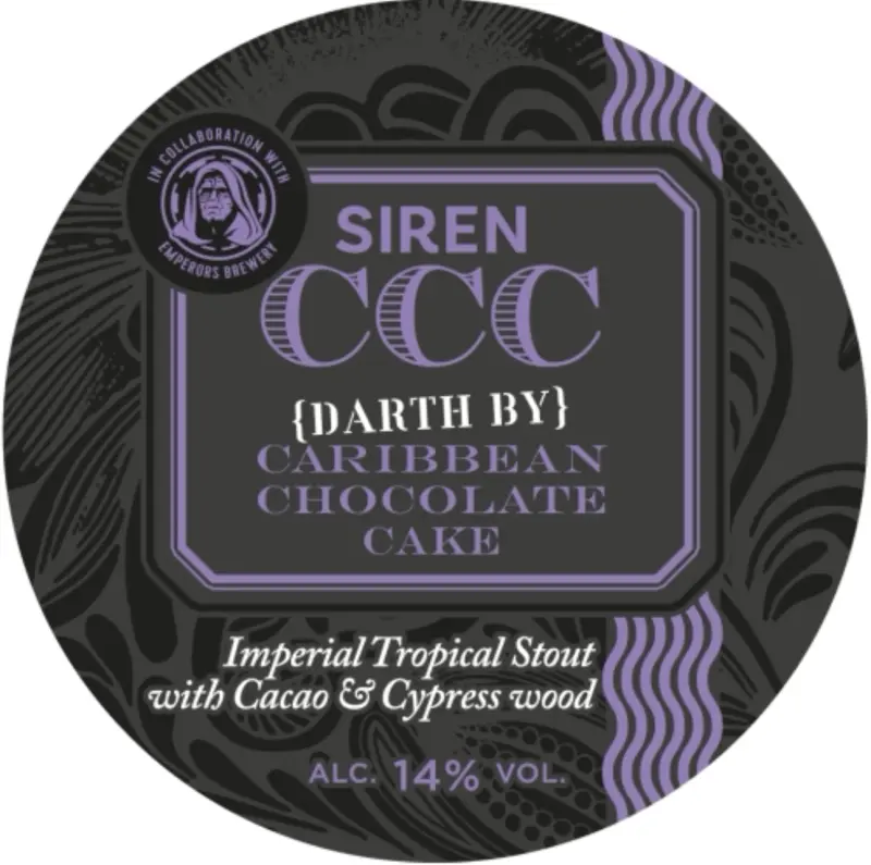Siren Craft Brew Darth By Caribbean Chocolate Cake
