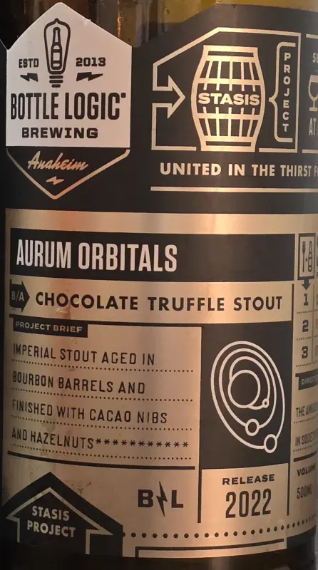 Bottle Logic Brewing Aurum Orbitals (2022)