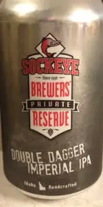 Sockeye Brewing Double Dagger IIPA