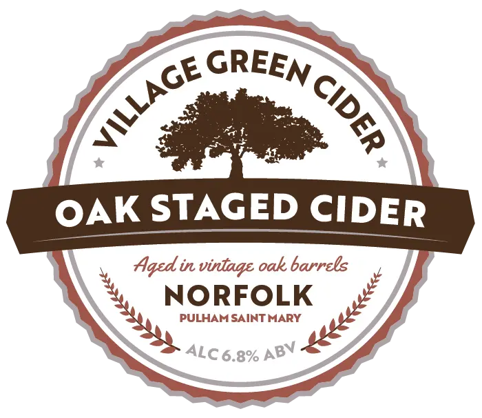 Village Green Cider (Norfolk) Oak Staged Cider