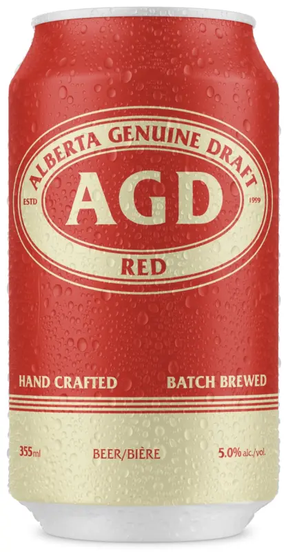 Big Rock Brewery AGD Alberta Genuine Draft Red