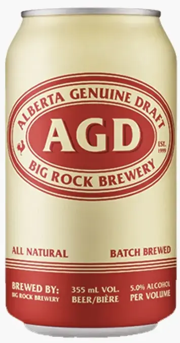 Big Rock Brewery Alberta Genuine Draft