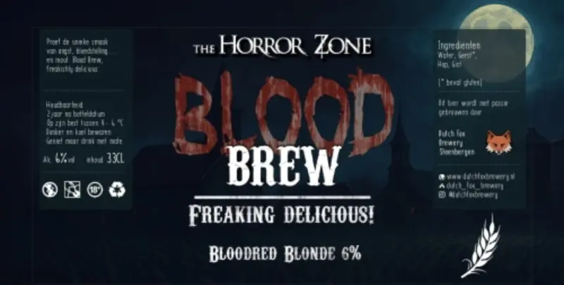 Dutch Fox Brewery The Horror Zone - Blood Brew (Gold Edition)