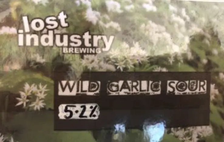 Lost Industry Brewing Wild Garlic Sour
