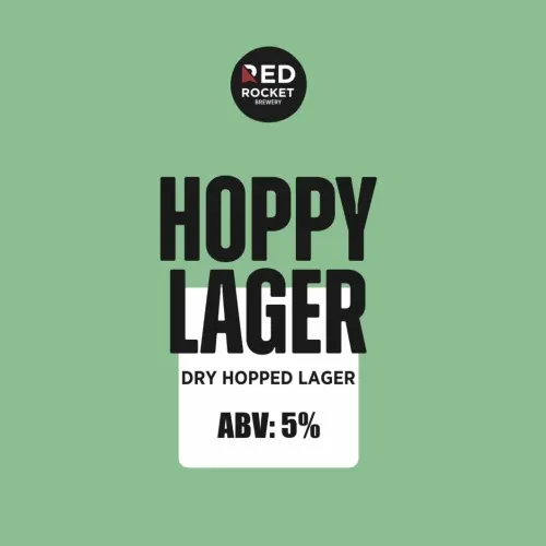 Red Rocket Brewery Hoppy Lager