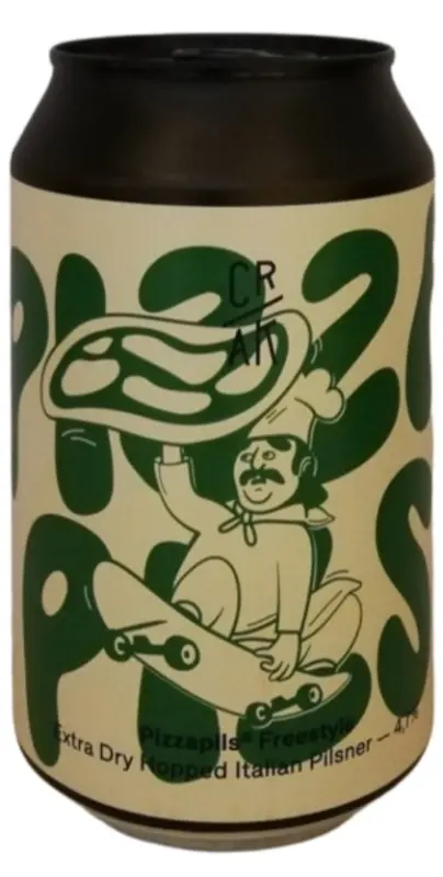 CRAK Brewery Pizza Pils Freestyle