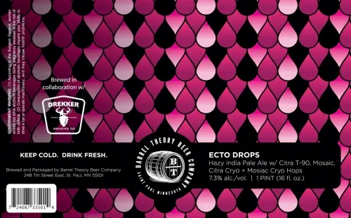 Barrel Theory Beer Company Ecto Drops