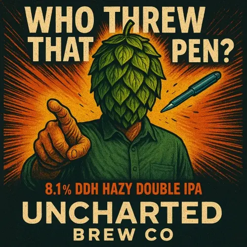 Uncharted Brew Co. Who Threw That Pen?