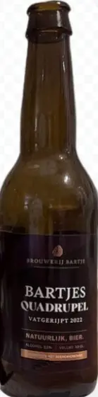 Brouwerij Bartje Bartjes Quadrupel Vatgerijpt 2022