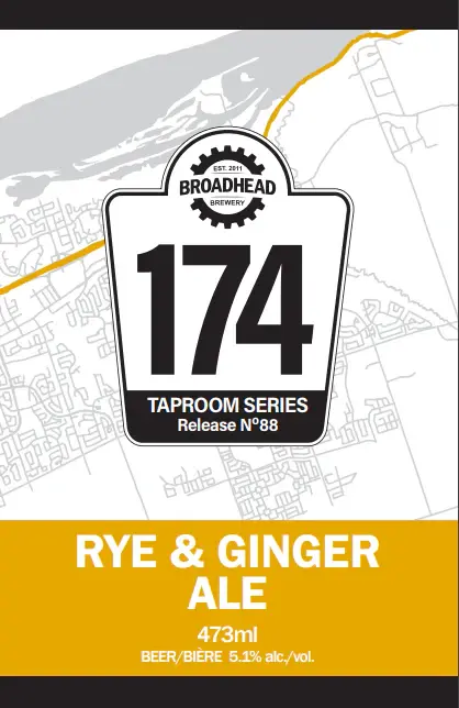 Broadhead Brewing Company 174 Taproom Series 88: Rye And Ginger Ale