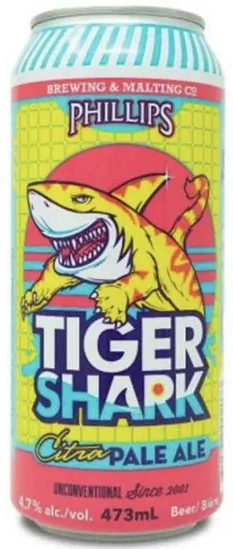 Phillips Brewing and Malting Co. Tiger Shark Citra Pale Ale