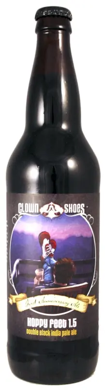 Clown Shoes Hoppy Feet 1.5 Double Black IPA