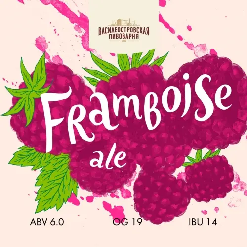 Vasileostrovskaya Brewery (Василеостровская Пивоварня) Framboise Ale