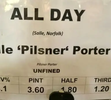 All Day Brewing Co. Salle 'Pilsner' Porter