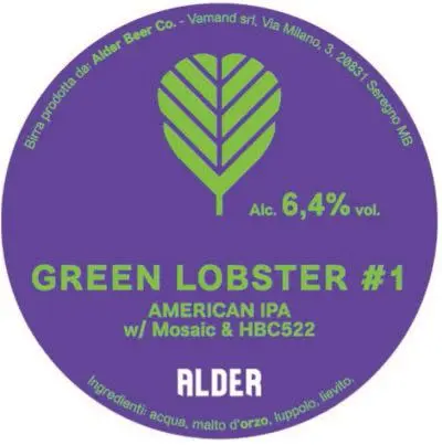 Alder Beer Co. Green Lobster #1