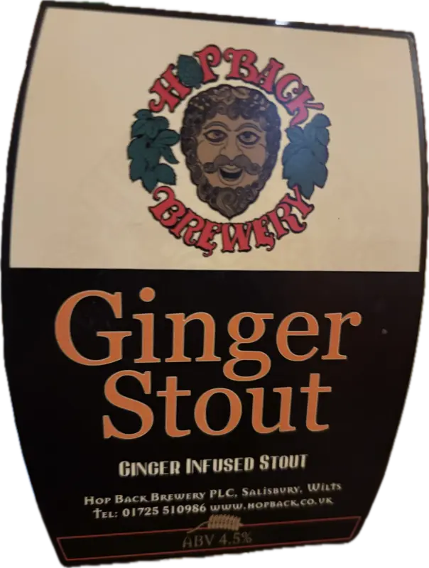 Hop Back Brewery Ginger Stout
