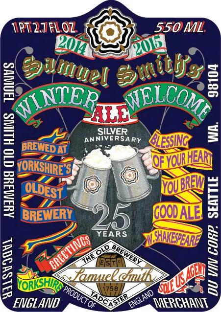 Samuel Smith Winter Welcome Ale 2014-2015