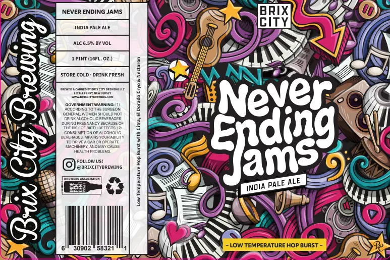 Brix City Brewing Never Ending Jams