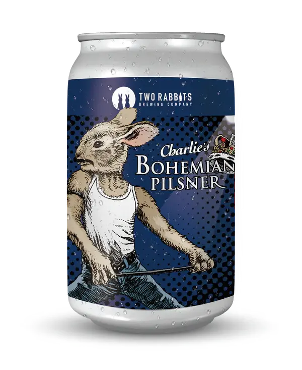 Two Rabbits Brewing Company Charlie's Bohemian Pilsner