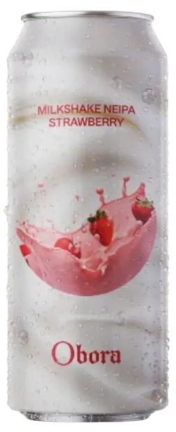 Pivovar Obora Milkshake NEIPA Strawberry
