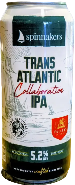 Spinnakers Brewpub Trans Atlantic Collaboration IPA