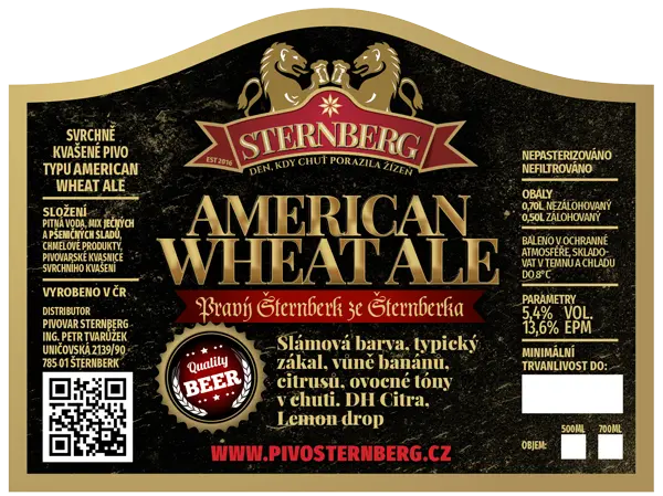 Pivovar Sternberg American Wheat Ale