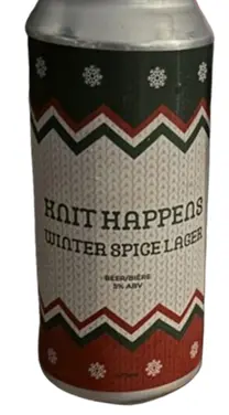Five Roads Brewing Knit Happens Winter Spice Lager