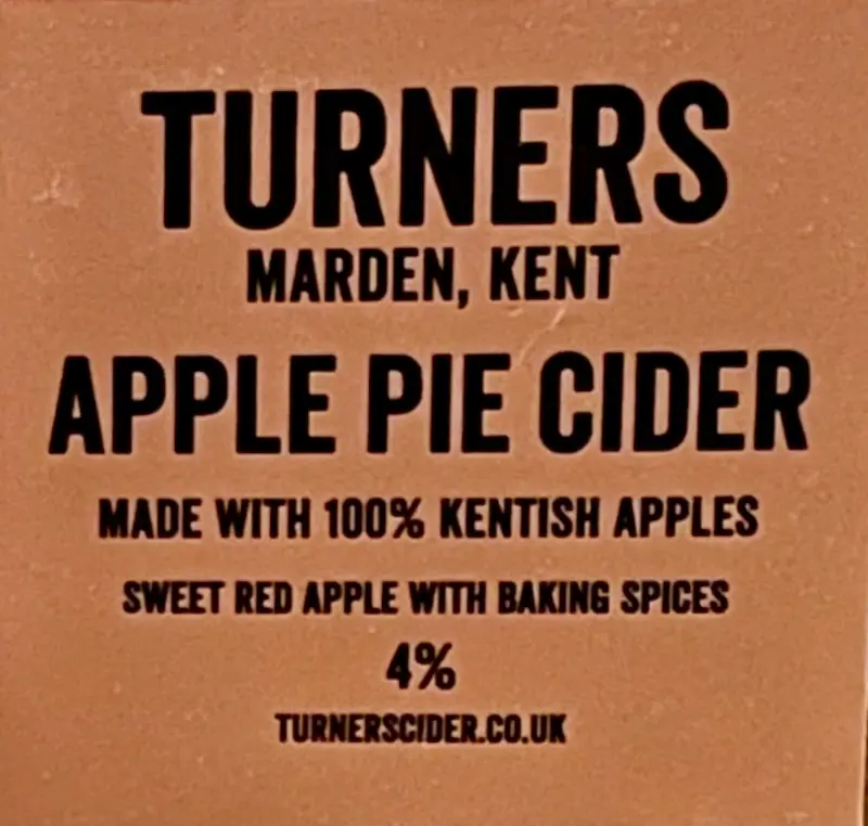 Turners Cider Apple Pie Cider