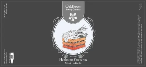 Oakflower Brewing Company Heirloom: Peacharine