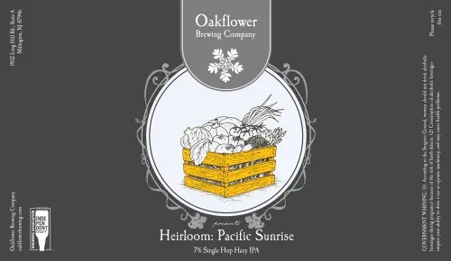 Oakflower Brewing Company Heirloom: Pacific Sunrise