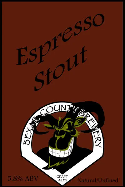 Bexar County Brewery Espresso Stout