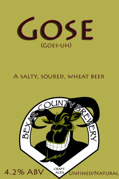 Bexar County Brewery Gose