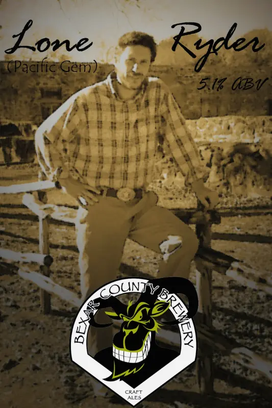 Bexar County Brewery Lone Ryder - Pacific Gem Edition