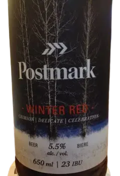 Postmark Brewing Winter Red