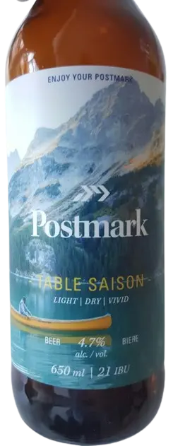 Postmark Brewing Table Saison