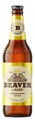 Bochkarevsky Pivovarenny Zavod (Бочкаревский Пивоваренный Завод) Beaver Lager