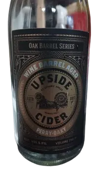 Upside Cider Wine Barrel Aged Perry-Oaky