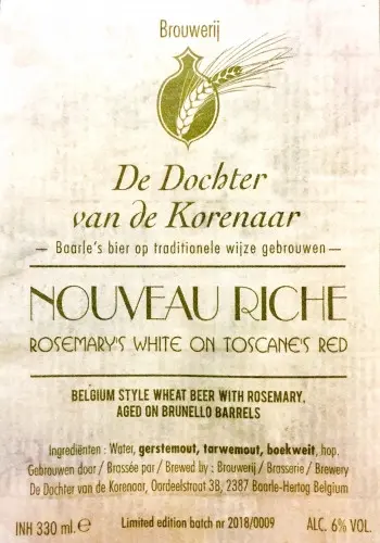 De Dochter van de Korenaar Nouveau Riche - 1st batch (Brunello B.A.)