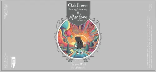 Oakflower Brewing Company Wavy Wall