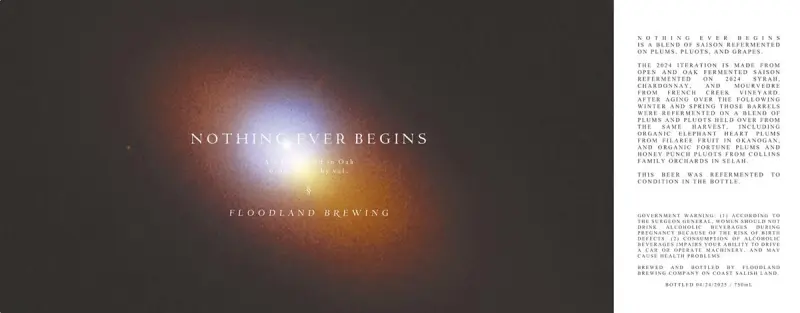 Floodland Brewing Nothing Ever Begins