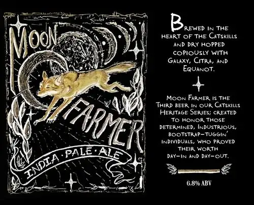 West Kill Brewing Moon Farmer