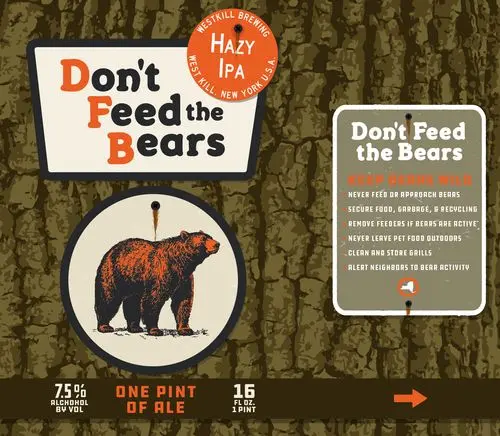 West Kill Brewing Don't Feed The Bears