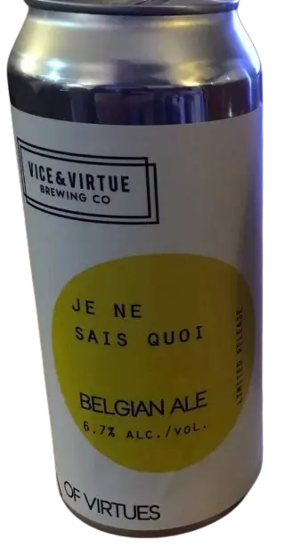 Vice & Virtue Brewing Co. Je Ne Sais Quoi