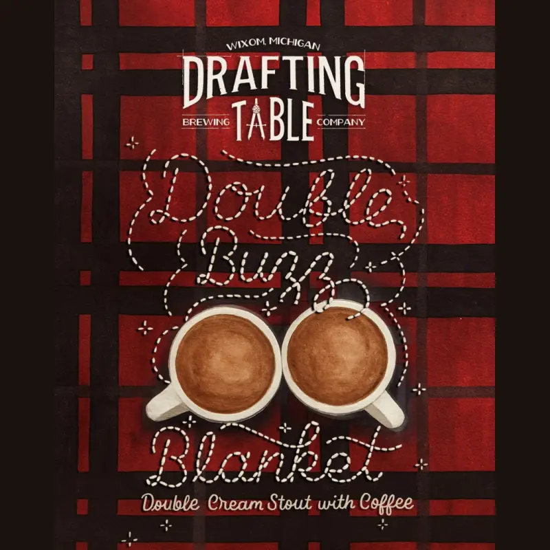 Drafting Table Brewing Company Double Buzz Blanket