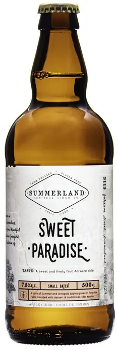 Summerland Heritage Cider Sweet Paradise